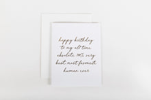 Load image into Gallery viewer, Happy Birthday Favourite Human  Card
