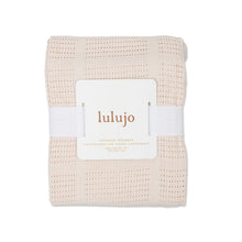 Load image into Gallery viewer, Lulujo Oatmeal Cellular Blanket
