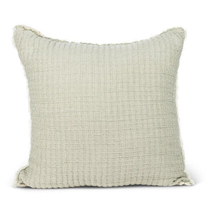 Green Overstitch Pillow
