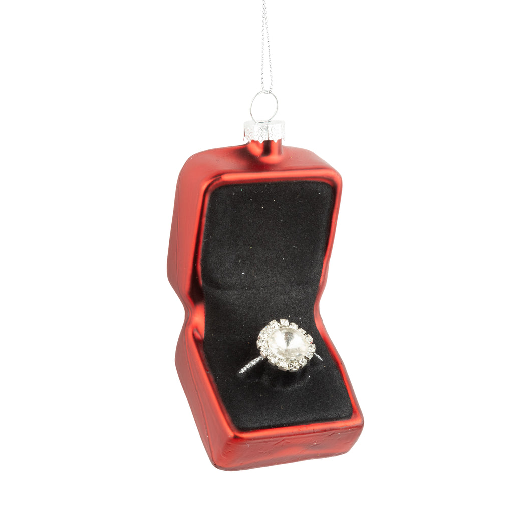Diamond Ring Box Ornament