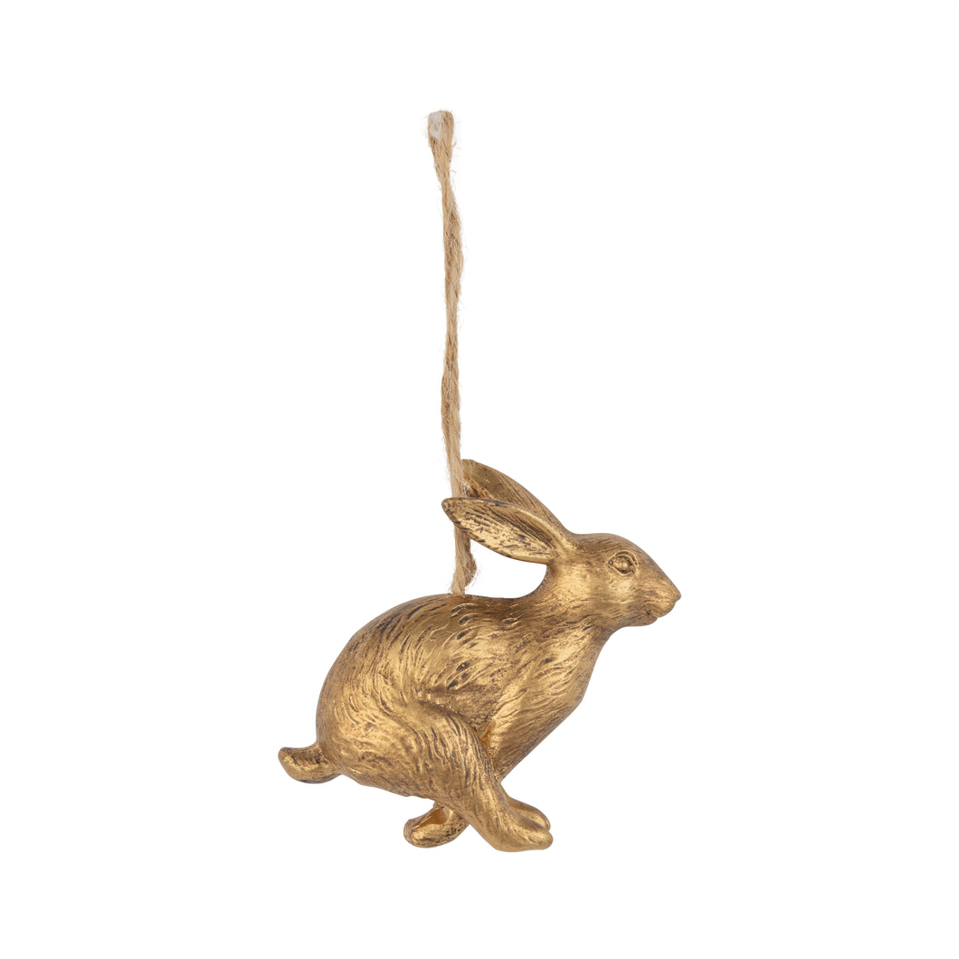 Galloping Bunny Ornament