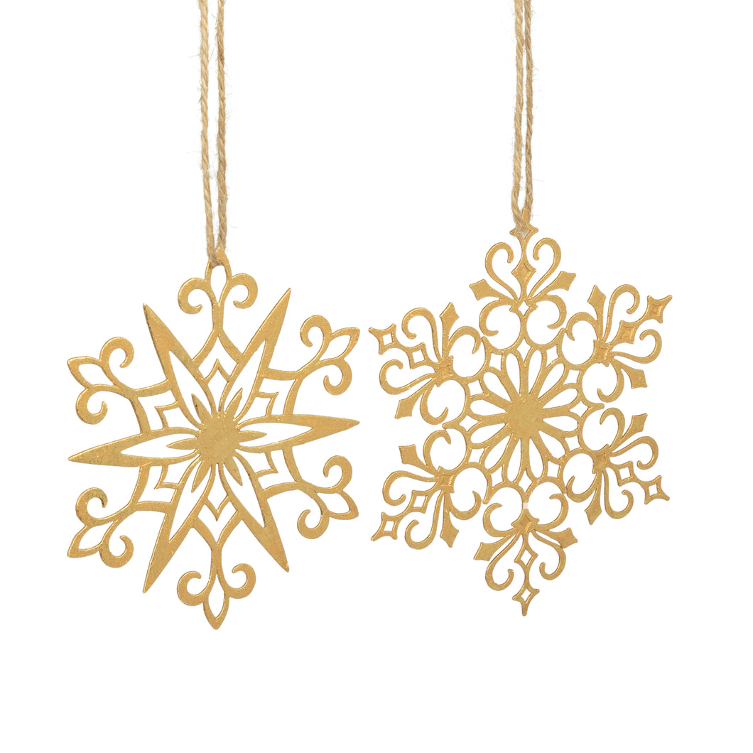 Golden Snowflakes
