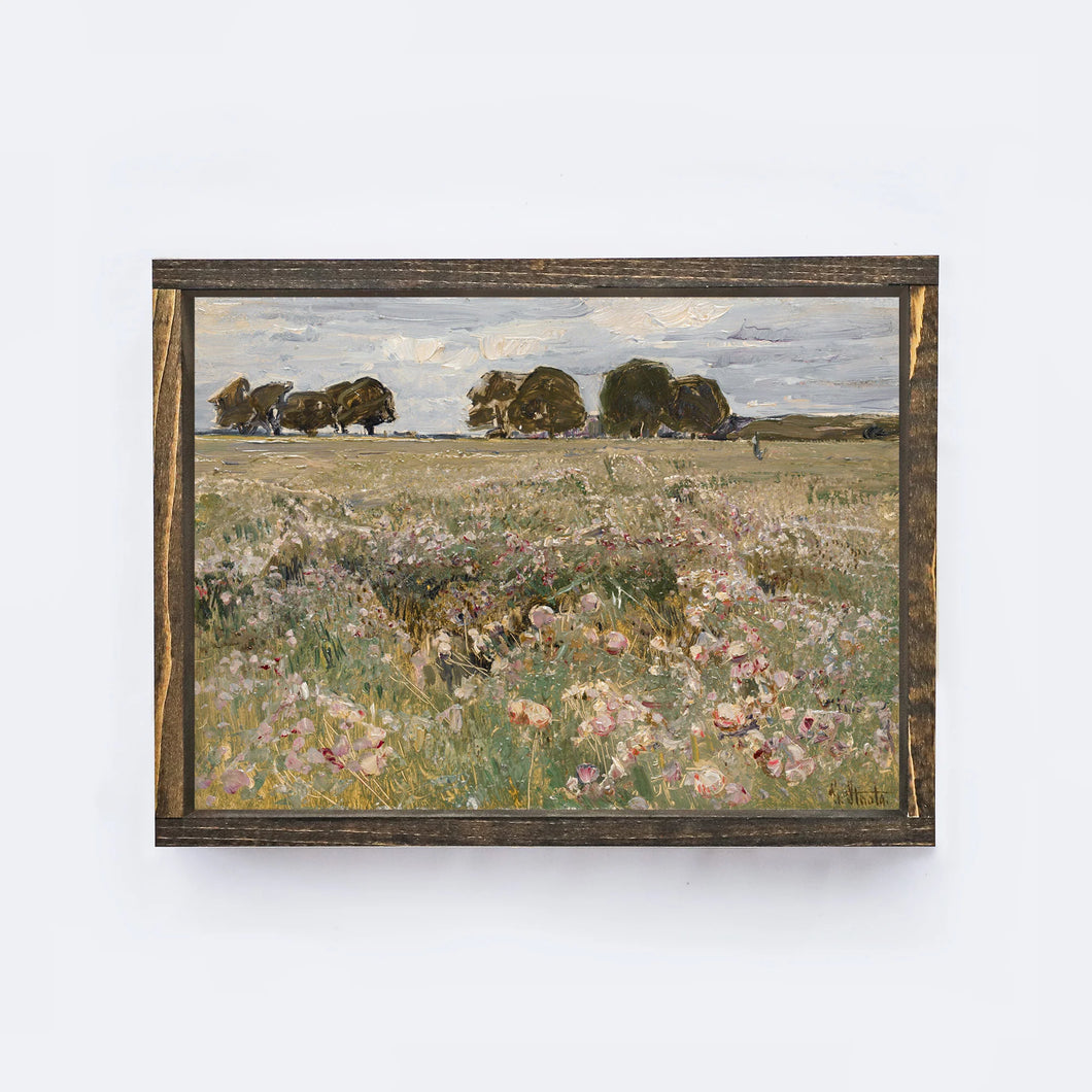 Spring Meadows Vintage Inspired Art