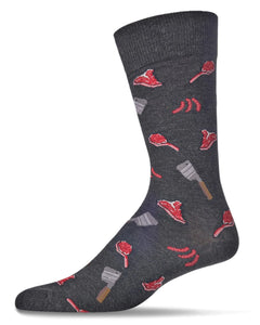 Men's Meat Loving Bamboo Blend Socks