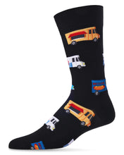 Load image into Gallery viewer, Colourful Food Trucks Mens Bamboo Socks
