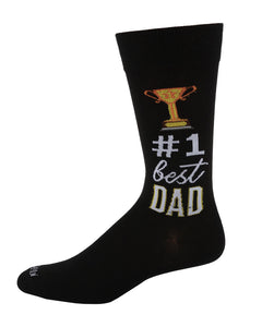 #1 Dad Mens Bamboo Socks