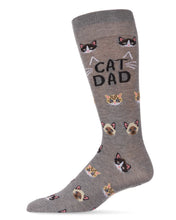 Load image into Gallery viewer, Cat Dad Mens Bamboo Socks
