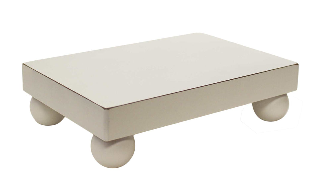 White Wooden Riser
