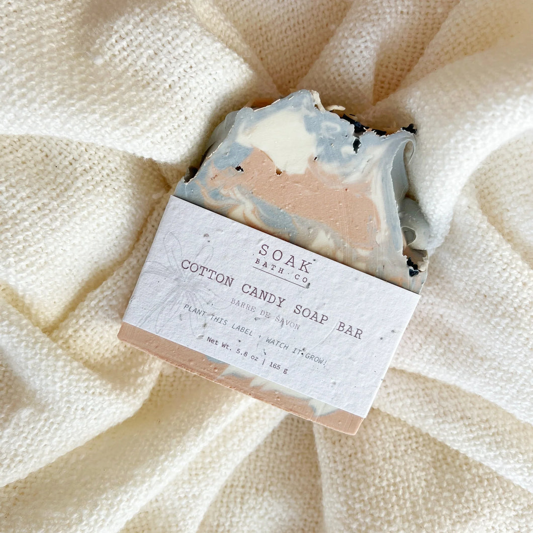 Cotton Candy Soap Bar: SOAK Bath Co