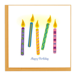 Birthday Candles Quilling Cards