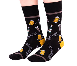 You Had Me At Beer Mens Socks
