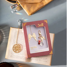 Load image into Gallery viewer, Bookmark &amp; Keychain Set- Angel Wings/ Protection
