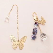 Load image into Gallery viewer, Bookmark &amp; Keychain Set- Butterfly/ Transformation
