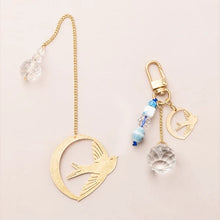 Load image into Gallery viewer, Bookmark &amp; Keychain Set- Swallow/ Loyalty
