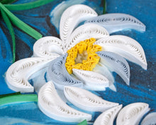 Load image into Gallery viewer, Lotus Pond Quilling Card
