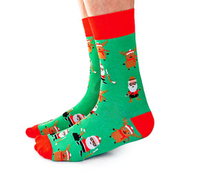 Canadian Christmas Men's Socks