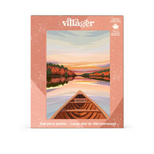 Load image into Gallery viewer, Canoeing at Dawn | 500-Piece Puzzle for Adults | Designed in Canada by Kelsey Voss
