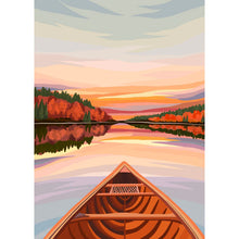 Load image into Gallery viewer, Canoeing at Dawn | 500-Piece Puzzle for Adults | Designed in Canada by Kelsey Voss
