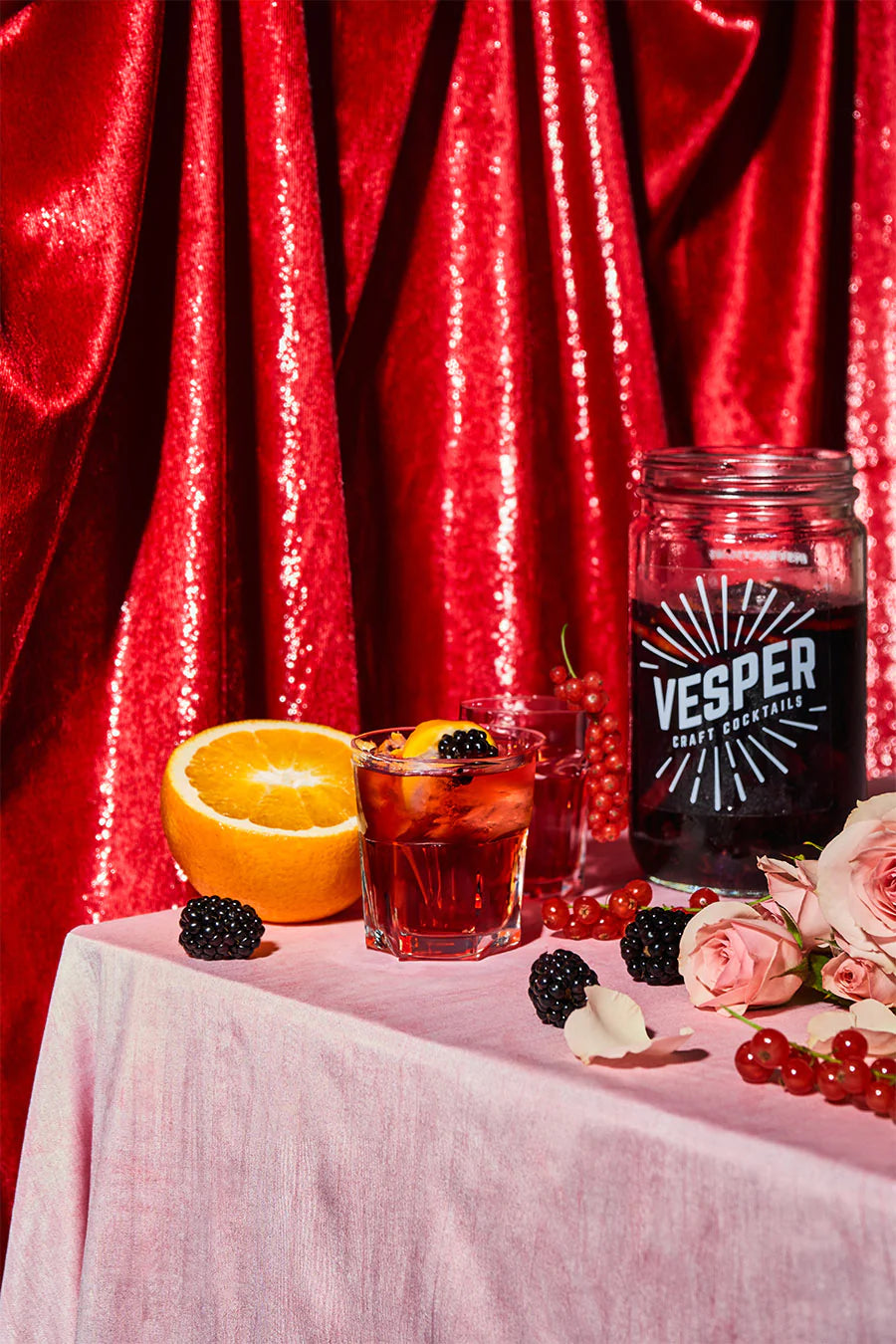 Cranberry Whiskey Sour Vesper Cocktail Infuser