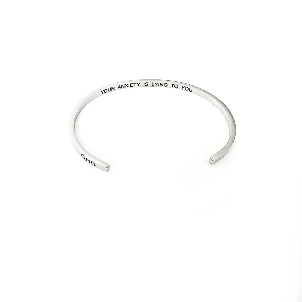 Your Anxiety is Lying Bangle