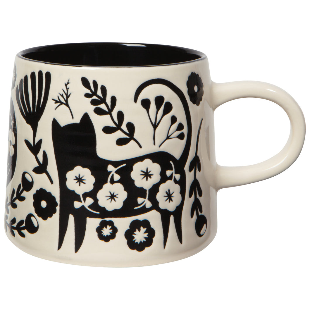 Cat Bloom Imprint Mug
