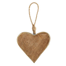 Load image into Gallery viewer, Ani Light Wood Hanging Heart
