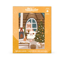Load image into Gallery viewer, Fireside Christmas, 1000pc Puzzle
