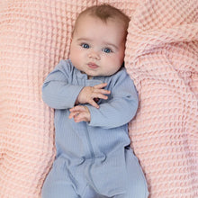 Load image into Gallery viewer, Bella Tunno Waffle Baby Blanket, Blush
