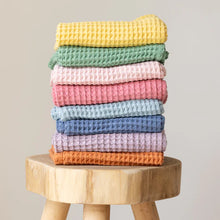 Load image into Gallery viewer, Bella Tunno Waffle Baby Blanket, Blush
