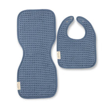 Load image into Gallery viewer, Bella Tunno Reversible Burb + Bib Set, Rain
