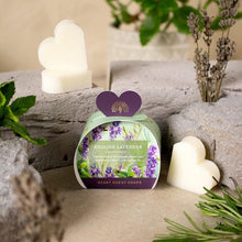 Load image into Gallery viewer, Heritage English Lavender Heart Guest Soaps
