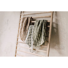 Load image into Gallery viewer, Fern Block Print Dishtowel
