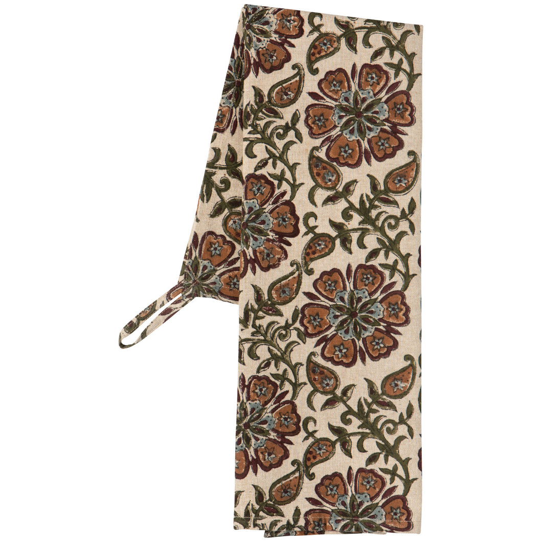 Elysian Blockprint Dishtowel