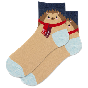 Winter hedgehog Anklet Ladies Socks