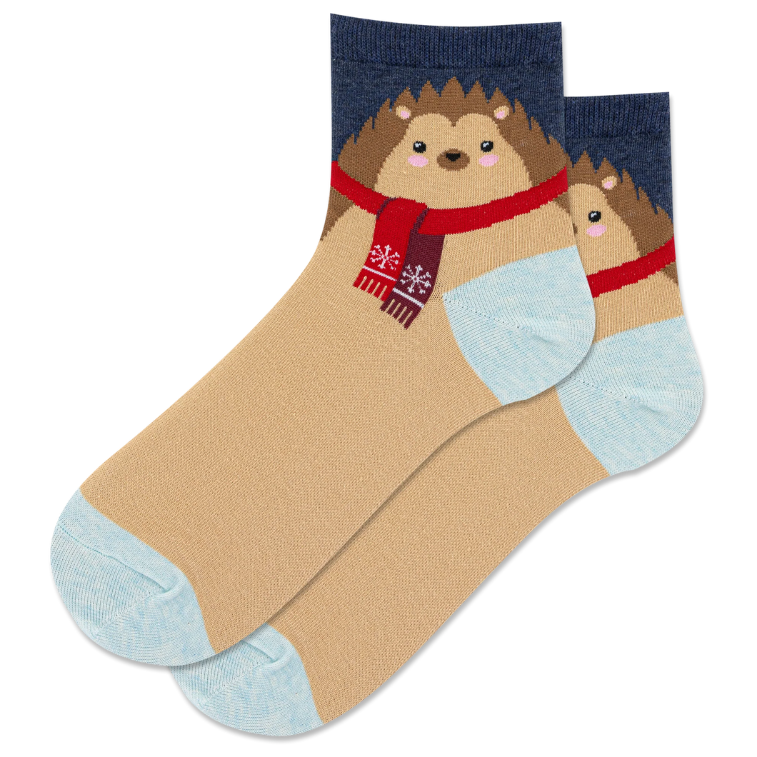 Winter hedgehog Anklet Ladies Socks