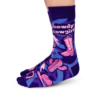 Load image into Gallery viewer, Howdy Cowgirl Ladies Socks
