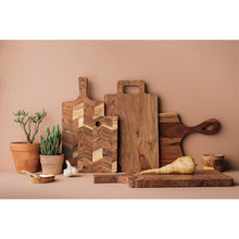 Load image into Gallery viewer, Acacia Chevron Serving Board
