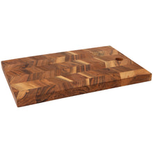 Load image into Gallery viewer, Acacia Chevron Serving Board
