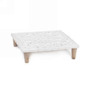 Floral Footed Stand