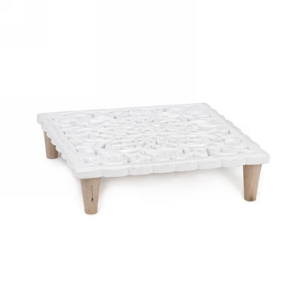 Floral Footed Stand