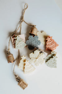 Snowflake Soap Stack by SOAK Bath Co