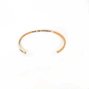Fuck the Patrirachy Bangle