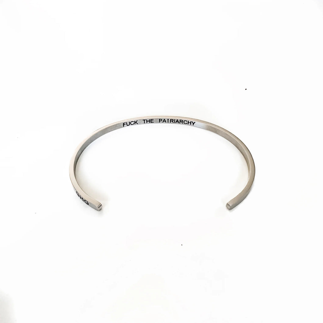 Fuck the Patrirachy Bangle