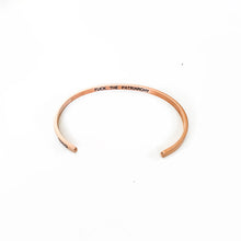 Load image into Gallery viewer, Fuck the Patrirachy Bangle
