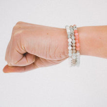Load image into Gallery viewer, Morse Code Bracelet | DREAM, Lavender Quartz
