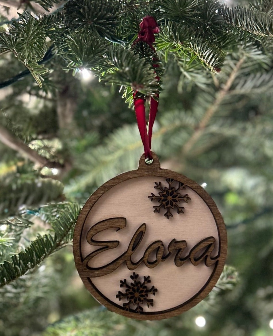 Locally Hand Crafted Elora Ornament