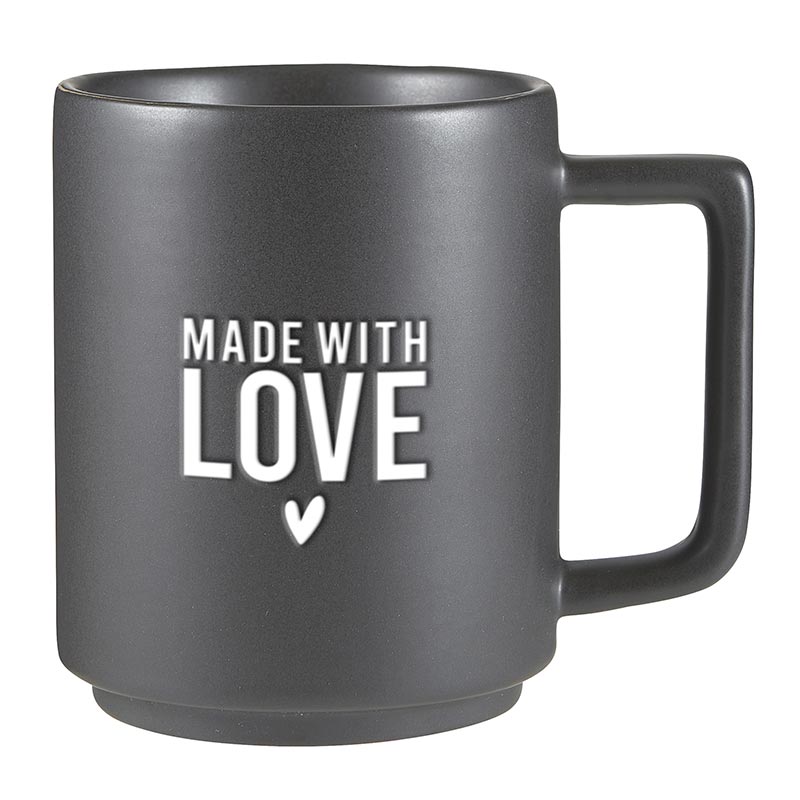 Made With Love Matte Cafe Mug