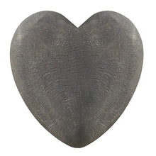 Load image into Gallery viewer, Small Paulownia Wood Heart - Grey

