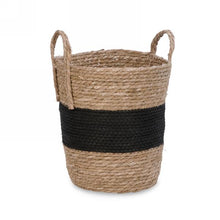 Load image into Gallery viewer, Banded Black Basket
