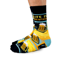 Load image into Gallery viewer, Life Is Brewtiful Mens Socks
